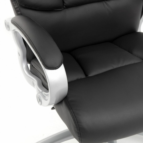 Кресло руководителя Brabix Premium Blocks HD-008 до 200 кг, экокожа, черное 531944 фото 5